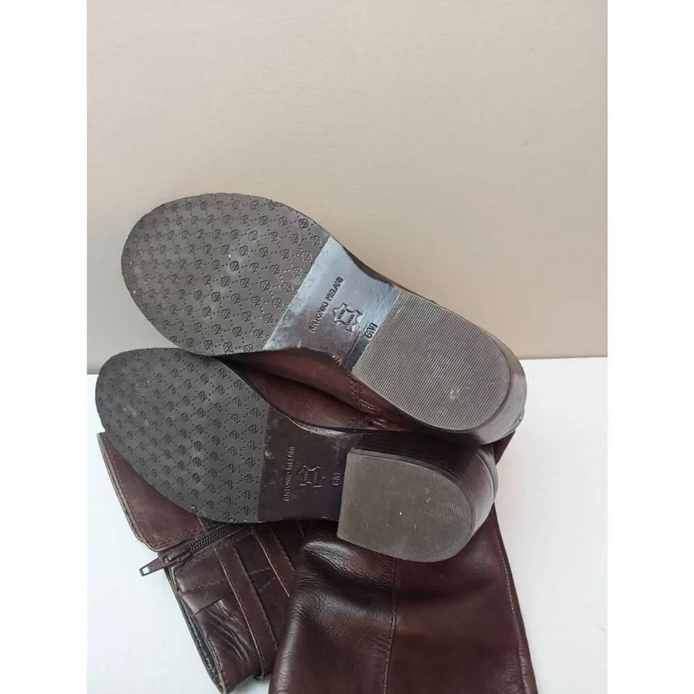 Antonio Melani Boots Sz 6M Brown